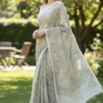 Printed Organza Saree