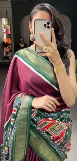 Dola Silk Patola Saree - Image 2